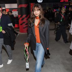 Lisa attending the Formula One Las Vegas Grand Prix.